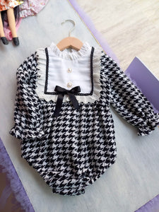 CeeCee Houndstooth Romper