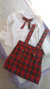 Harriet Tartan Two Piece Girls Set