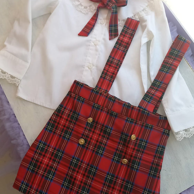 Harriet Tartan Two Piece Girls Set