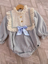 Load image into Gallery viewer, Isabella Girls Tweed Romper