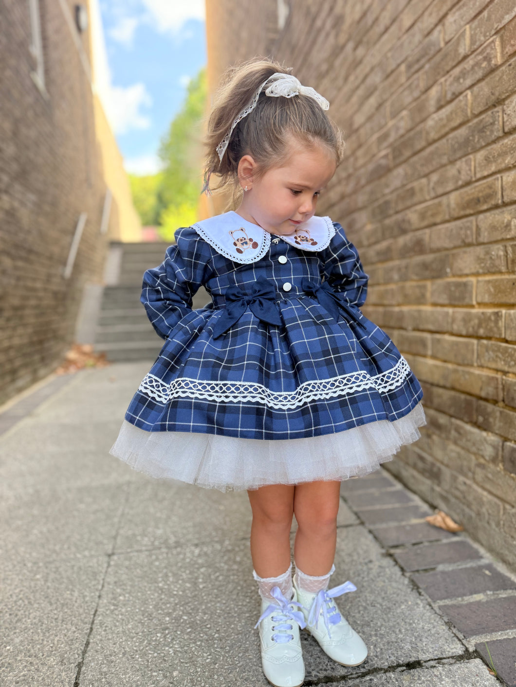 Teddy Girls Puff Dress