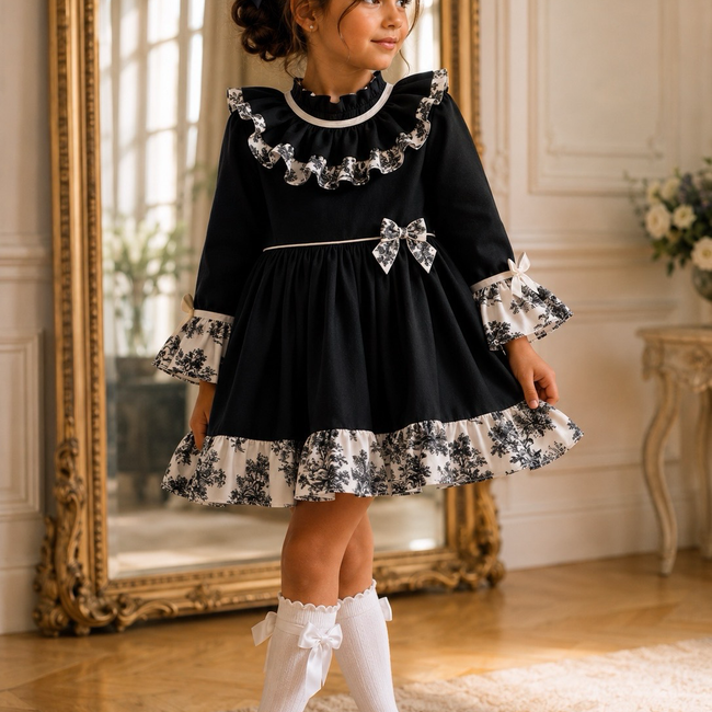 Avery Black Girls Dress