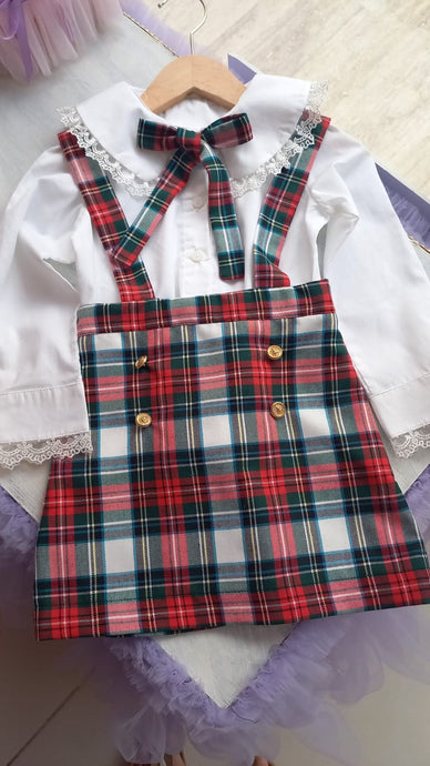 Hope Tartan Two Piece Girls Set