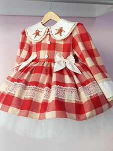 Gingerbread Girls Puff Dress