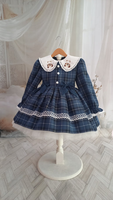 Teddy Girls Puff Dress
