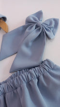 Load image into Gallery viewer, Mia 2 piece Blue Girls set