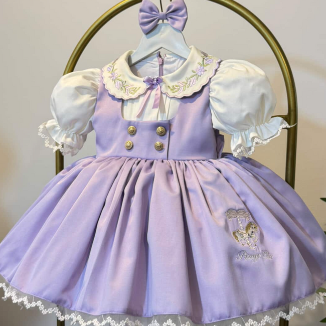 Emma Girl embroidery Dress Pre-Order