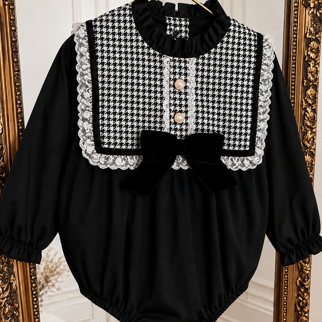 Luella Houndstooth Romper