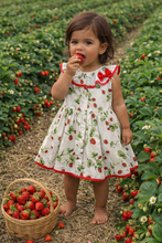 Load image into Gallery viewer, Strawberry Delight Girls Dress