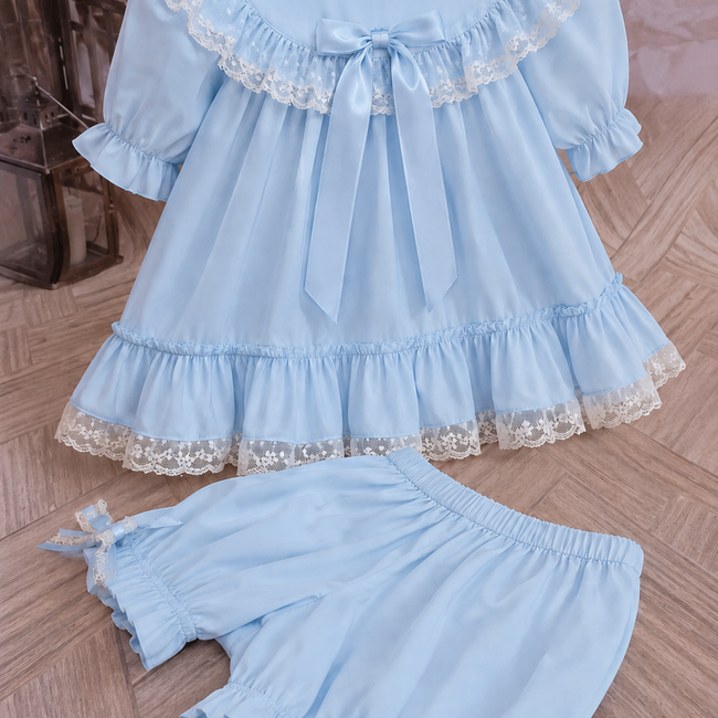 Cara Blue Two Piece Girls Set