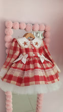 Load image into Gallery viewer, Gingerbread Girls Puff Dress