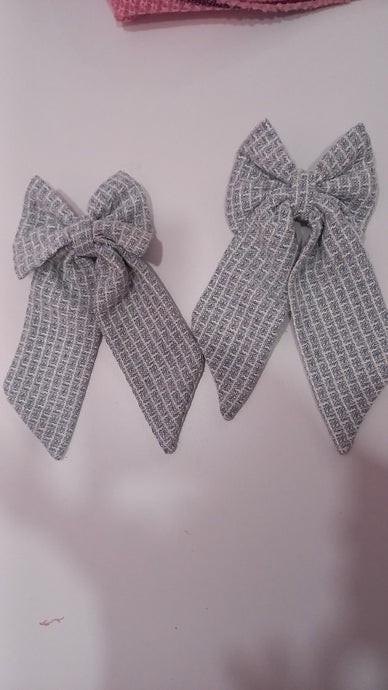 Girls Isabelle Tweed Hairbow