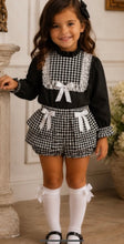 Load image into Gallery viewer, Luella Black check Girls 2 Piece set