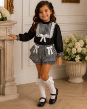 Load image into Gallery viewer, Luella Black check Girls 2 Piece set