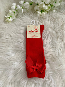 Cóndor Satin Bow socks - Arbella's Baby Box