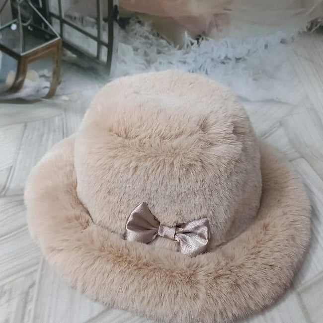 Daisy Girls Faux Fur Hat - Arbella's Baby Box
