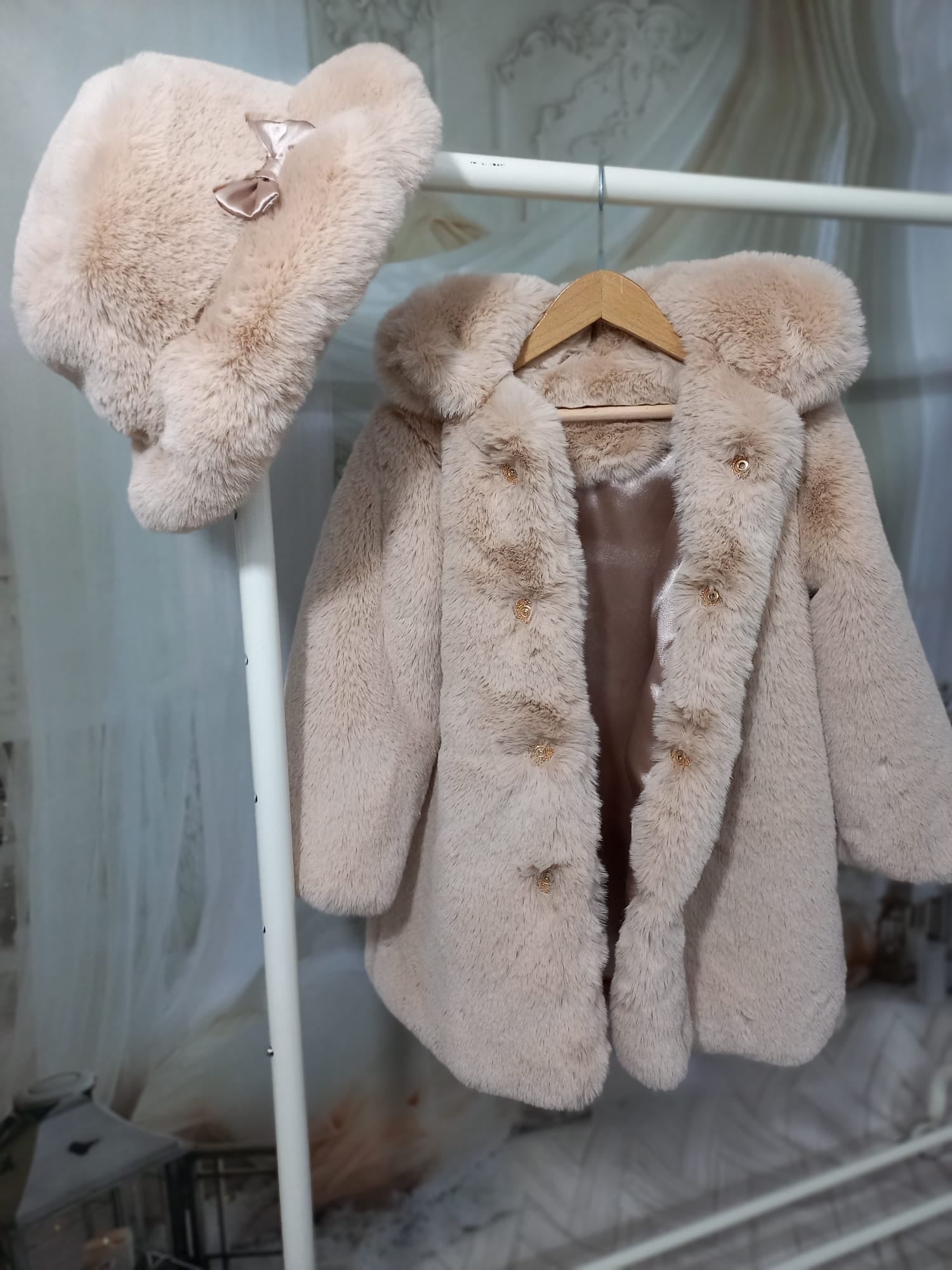 Teddy coat baby girl online