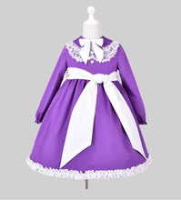 Load image into Gallery viewer, Dolcie Girls Purple Dress - Arbella&#39;s Baby Box