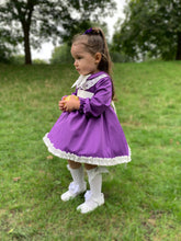 Load image into Gallery viewer, Dolcie Girls Purple Dress - Arbella&#39;s Baby Box