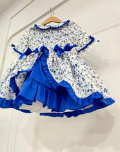 Load image into Gallery viewer, Evie Blue Exclusive Girls Dress - Arbella&#39;s Baby Box