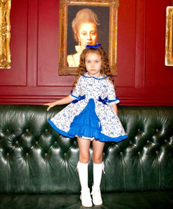 Evie Blue Exclusive Girls Dress - Arbella's Baby Box