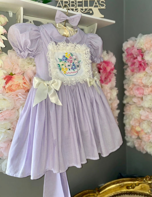 Exclusive pinstripe Dress - Arbella's Baby Box