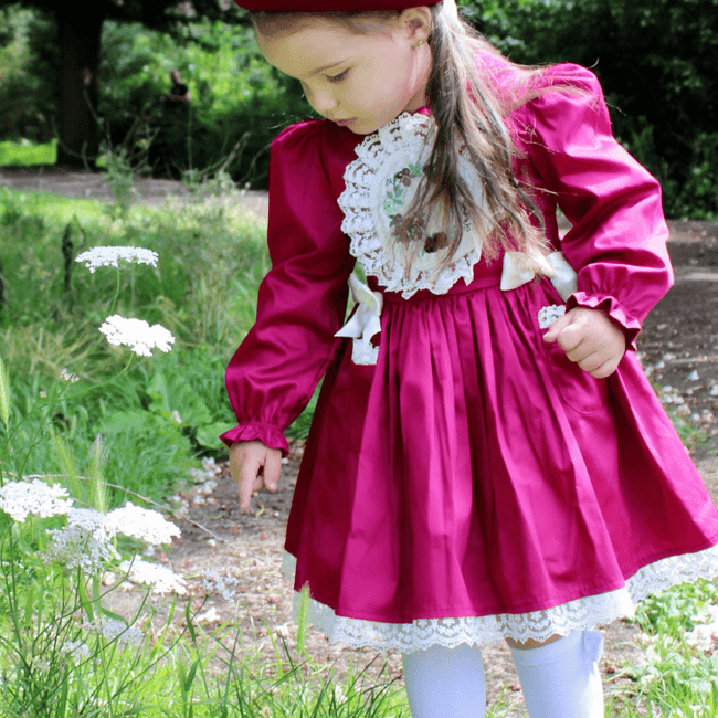 Hattie Girls Embroidery Dress - Arbella's Baby Box