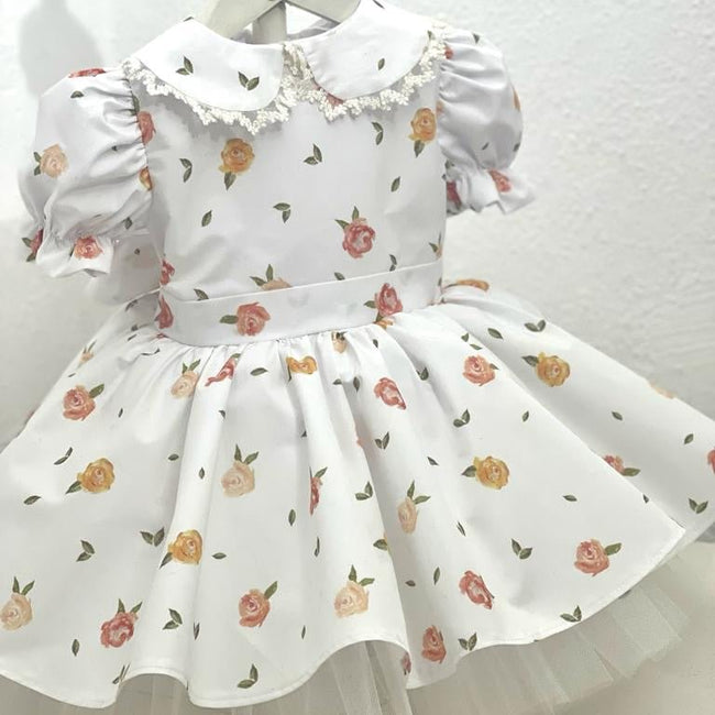 Iris Girls Floral print Dress - Arbella's Baby Box
