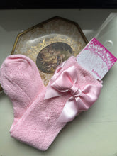 Load image into Gallery viewer, Pink knee high girls socks - Arbella&#39;s Baby Box