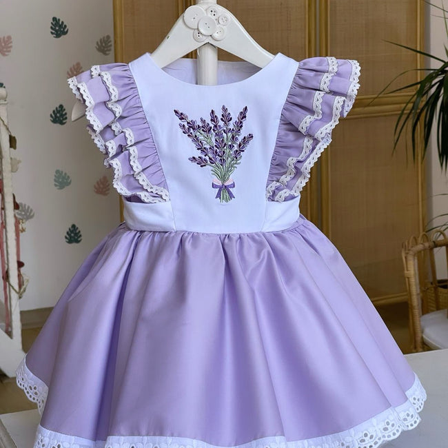 Violet Girls Dress - Arbella's Baby Box