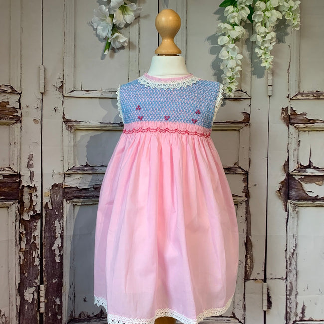 Zoey Girls smock dress - Arbella's Baby Box