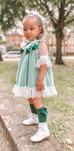 Load image into Gallery viewer, Emerald Girls Lace dress