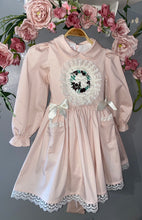 Load image into Gallery viewer, Dixie Pink Girls Embroidery Dress