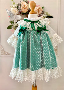 Emerald Girls Lace dress