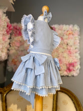 Load image into Gallery viewer, Girls Hazel Blue Gingham Two piece set