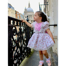 Load image into Gallery viewer, Paris Floral Girls Dress