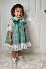 Load image into Gallery viewer, Emerald Girls Lace dress