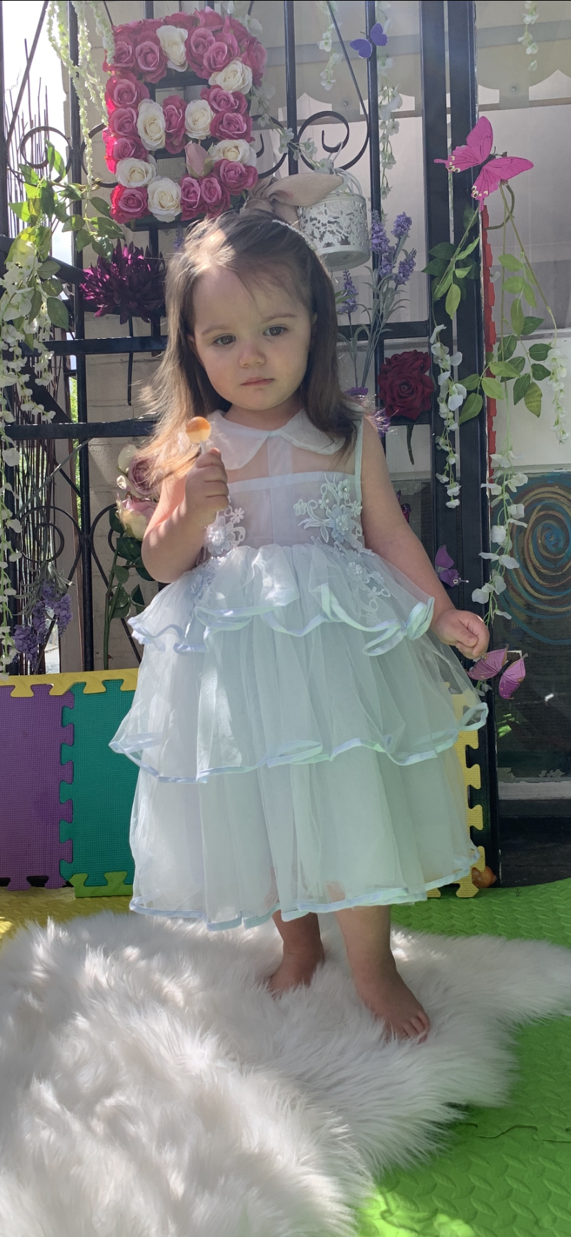 Lucy girls detailed dress